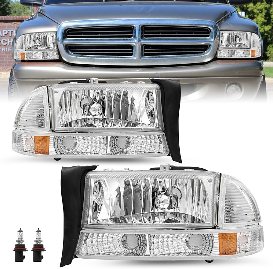 Amazon.com: SOCKIR Halogen Headlight Assembly w/Bulbs Compatible